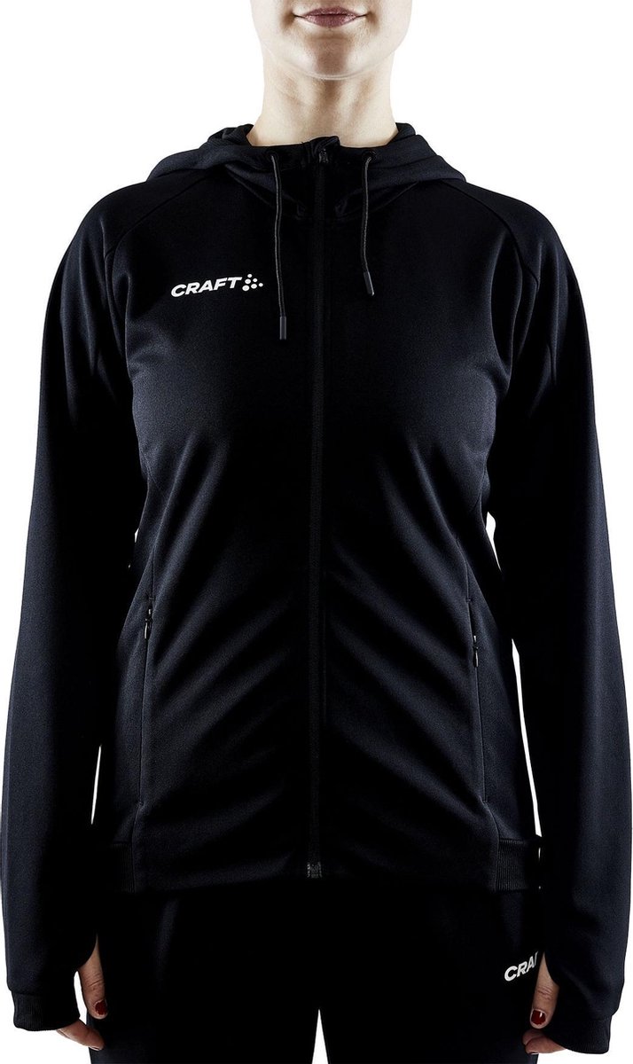 714x1200 Craft Evolve Hooded Trainingsjas Dames - Maat XS - Afbeelding 1
