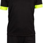 Avento Sportset Madrid - Junior - Zwart/Fluorgeel - 92