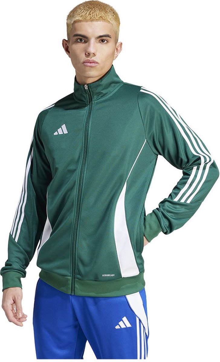 728x1200-1 adidas Trainingspak Heren - Tiro 24 - Groen - Polyester - Afbeelding 1