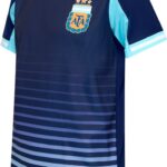 Argentinië Uit Shirt Kind - Maat 116 t/m 164 - Voetbalshirt voor Kinderen - Officiële AFA Fanmerchanidse