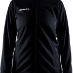 Craft Evolve Top Full Zip Dames - Zwart | Maat: L