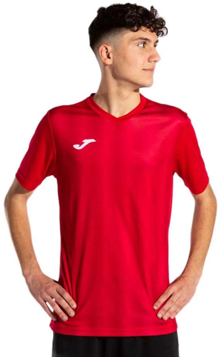 748x1200-11 Joma Inter Ii T-shirt Met Korte Mouwen Rood XL Man - Afbeelding 1