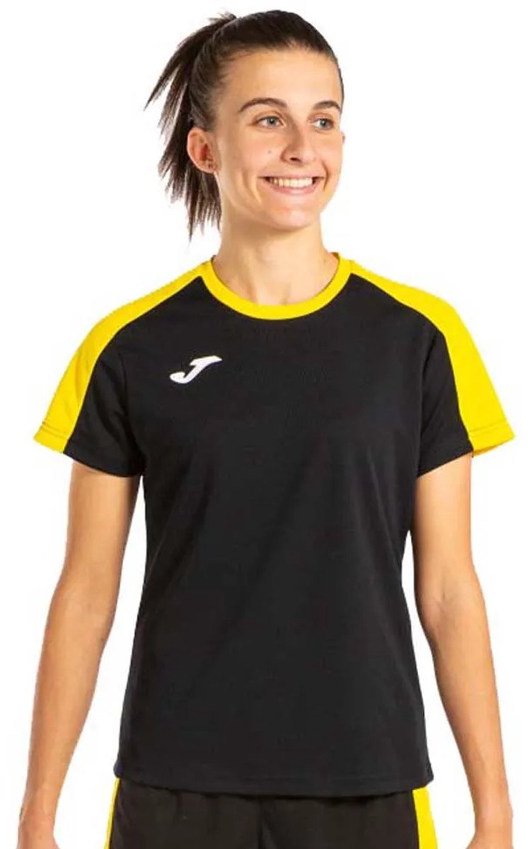 752x1200-32 Joma Eco Championship Recycled T-shirt Met Korte Mouwen Zwart S Vrouw - Afbeelding 1