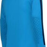Masita | Keepersshirt Forza - Heren - Dames - Kind - Ademend Vochtregulerend Quick-Dry Technologie - SKY BLUE/BLACK - L