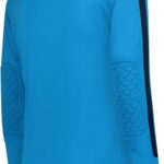 Masita | Keepersshirt Forza - Heren - Dames - Kind - Ademend Vochtregulerend Quick-Dry Technologie - SKY BLUE/BLACK - S