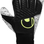 Uhlsport FM Supergrip+ Flex Frame Carbon Black Fluo Yellow Keepershandschoenen - Maat 10