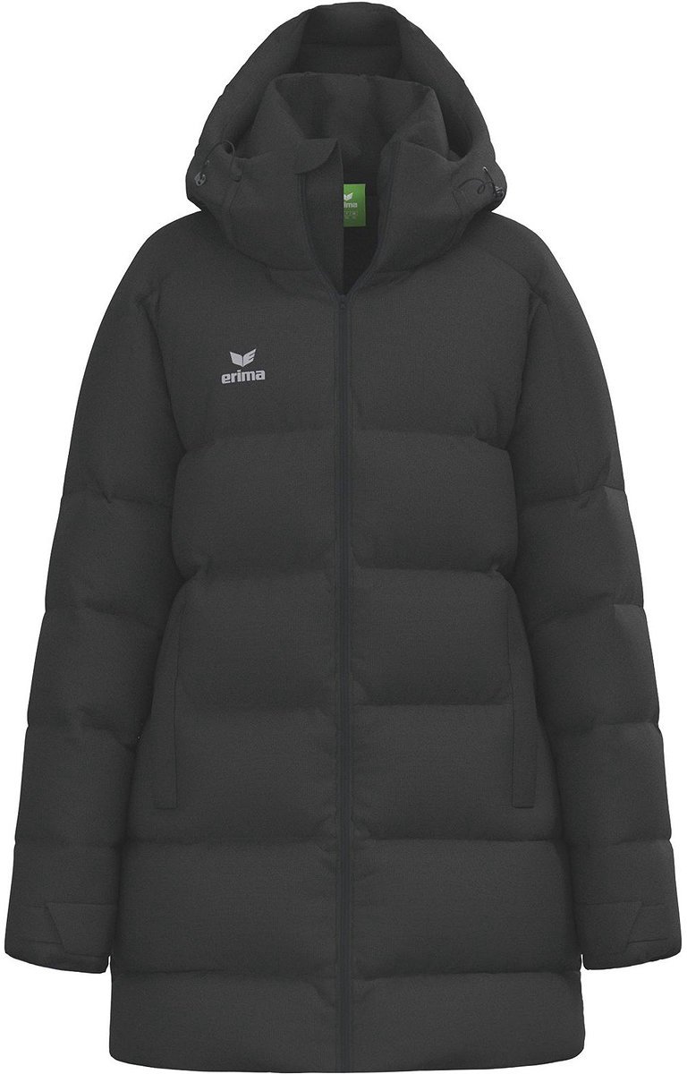 768x1200-8 Erima Premia Winterparka Dames - Zwart | Maat: 34 - Afbeelding 1
