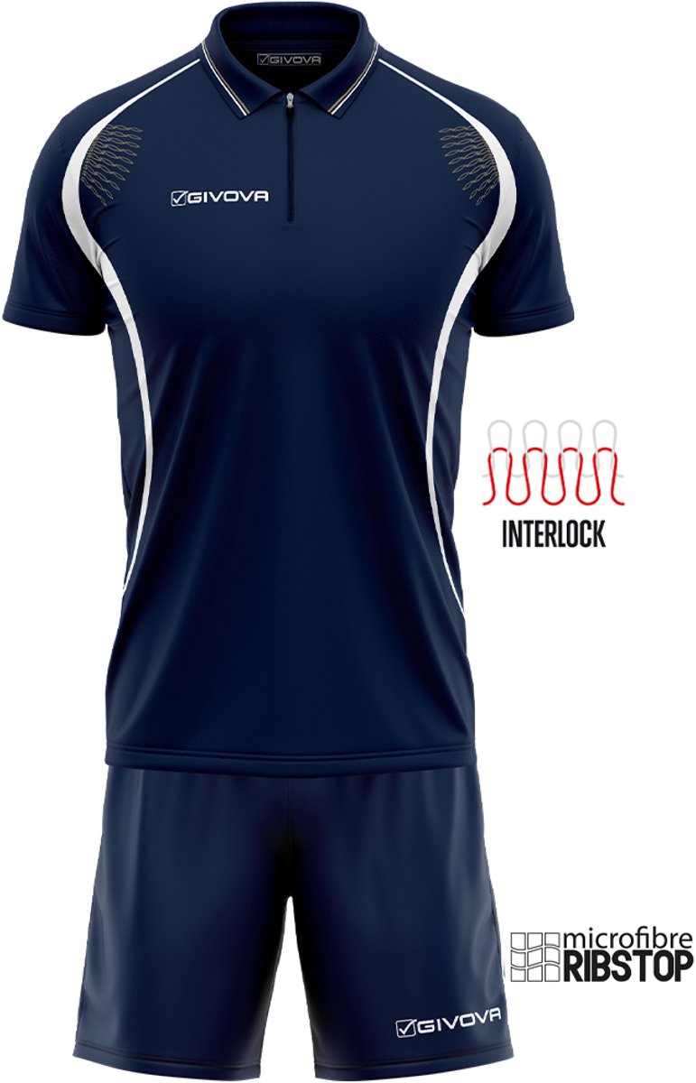 771x1200-2 Givova Easy Set Wit,Blauw M Man - Afbeelding 1