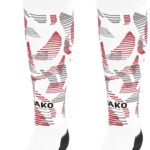 Jako Sonic Voetbalkousen - Wit / Rood / Grijs | Maat: 39-42