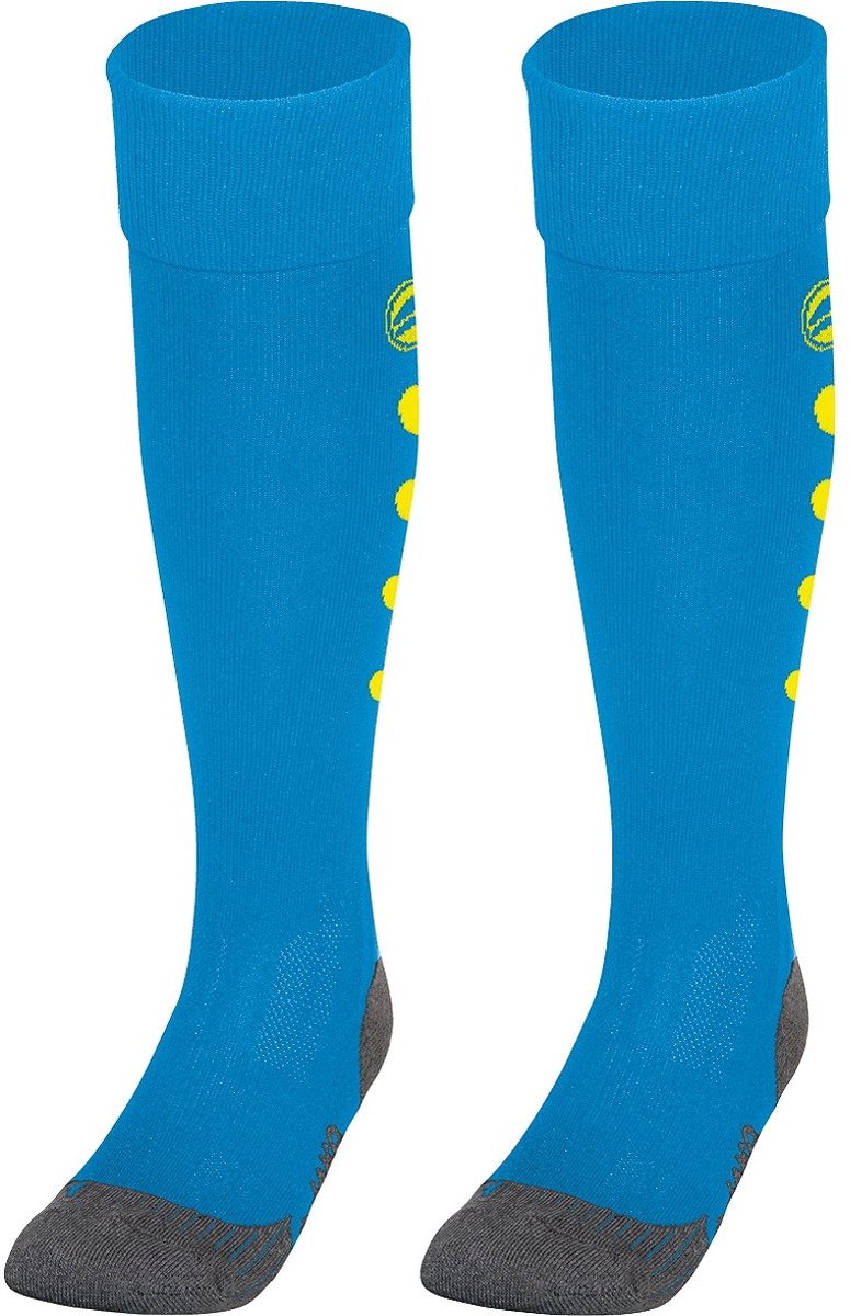 775x1200-26 Jako Roma Voetbalkousen - Jako Blauw / Fluogeel | Maat: 43-46 - Afbeelding 1
