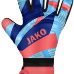 Jako River Basic Junior Rc Keepershandschoenen Kinderen - Koraal / Hemelsblauw / Navy | Maat: 4