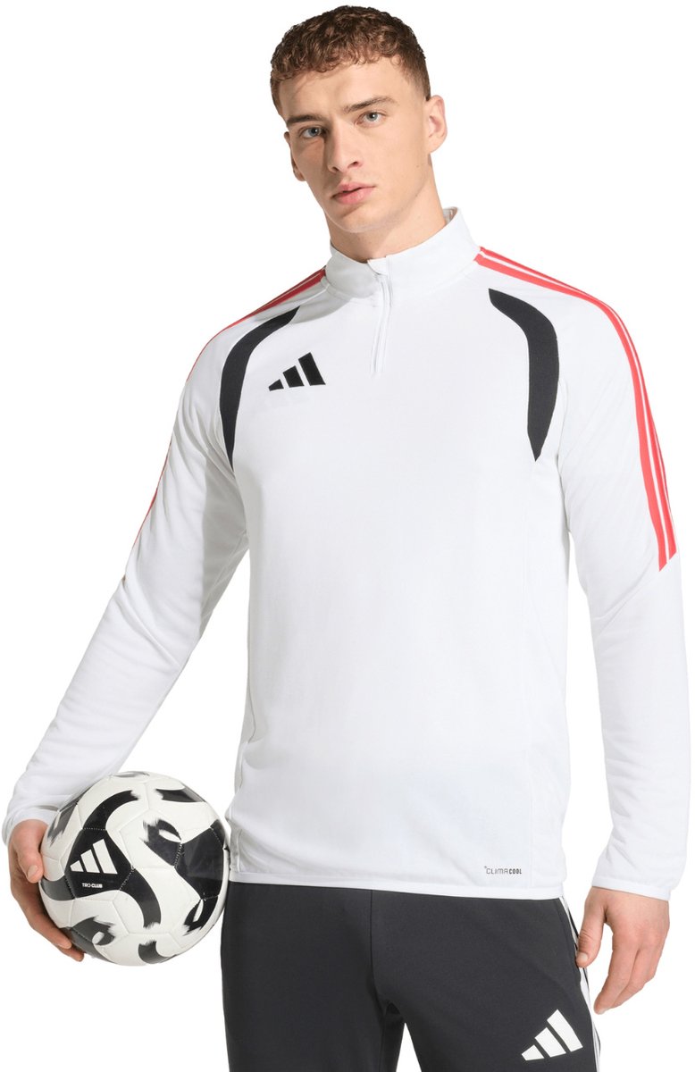 778x1200-9 adidas Sweater Heren Tiro 26 League Training Top Wit-Zwart-Rood - Maat 2XL - Afbeelding 1