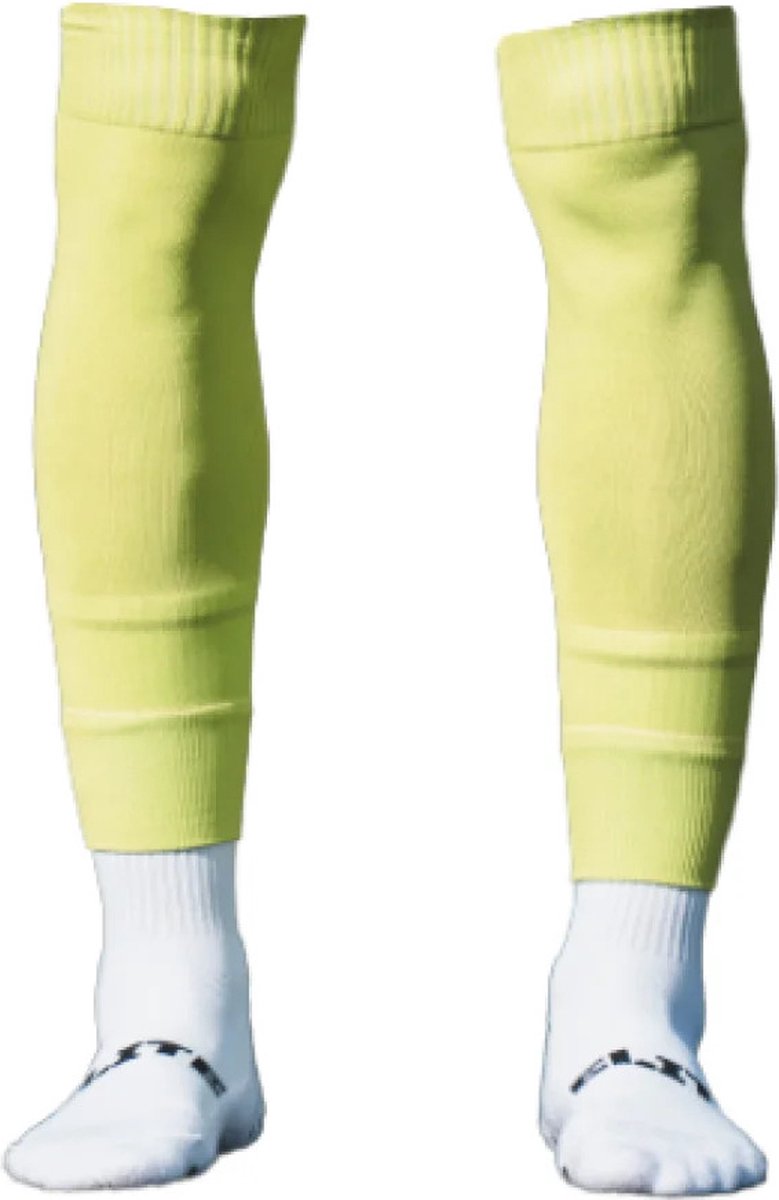 779x1200-18 Voetbal Sleeves Sok - Neon Geel - Proskary - Voetloze sokken - Afbeelding 1