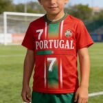 Portugal Voetbaltenue - Voetbaltenue Kinderen - Shirt en Broekje - Jongens en Meisjes -14 jaar - WK2033