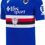Macron Uc Sampdoria 25/26 Thuis T-shirt Met Korte Mouwen Blauw S Man