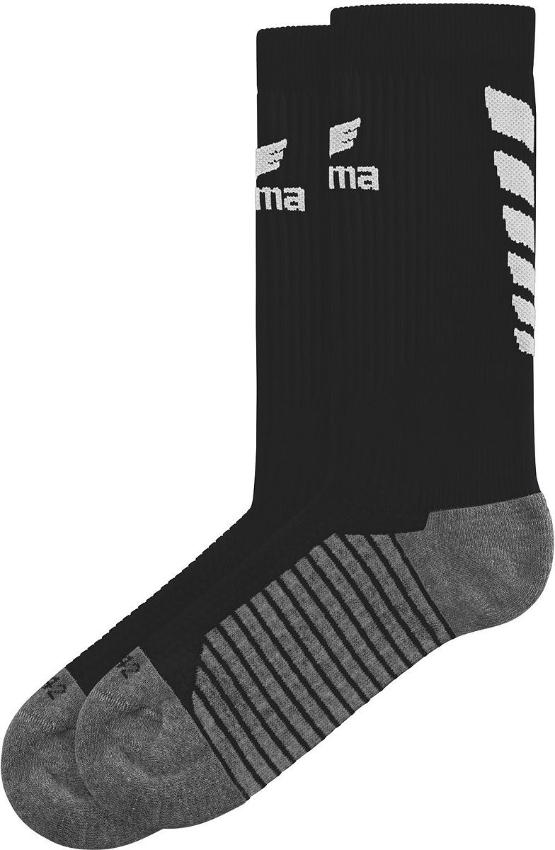 784x1200-14 Erima Six Wings Trainingssokken - Zwart / Wit | Maat: 31-34 - Afbeelding 1