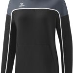 Erima Change Sweatshirt Met Capuchon Dames - Zwart / Slate Grey / Wit | Maat: 38