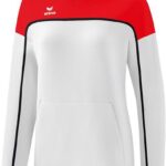 Erima Change Sweatshirt Met Capuchon Dames - Wit / Rood / Zwart | Maat: 42