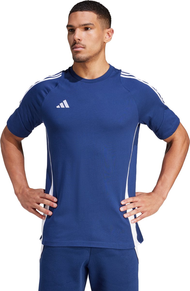 785x1200-13 adidas Performance Tiro 24 Sweat T-shirt - Heren - Blauw- S - Afbeelding 1
