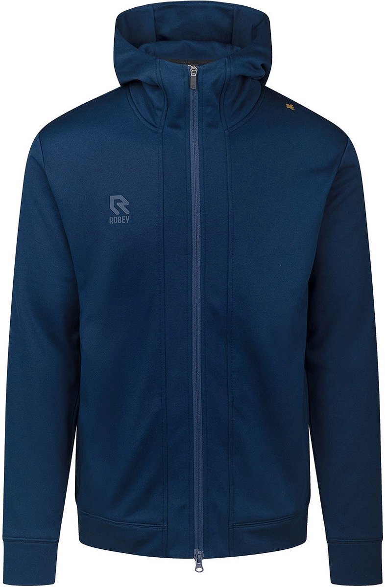 786x1200-36 Robey Travel Jas Met Kap Kinderen - Marine | Maat: 116 - Afbeelding 1