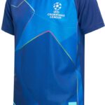 Champions League Voetbalshirt Kinderen - Maat 116 t/m 164 - Voetbalkleding - UEFA Champions League - Jongens & Meisjes - Polyester - Blauw
