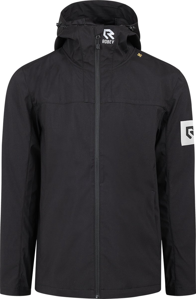 787x1200-4 Robey Playmaker Softshelljas Heren - Zwart | Maat: S - Afbeelding 1