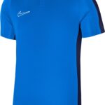 Nike Team T-shirt Heren Dri-FIT Academy 23 SS Poloshirt Blauw - Maat S