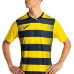 Joma Europa V T-shirt Met Korte Mouwen Geel 2XL Man