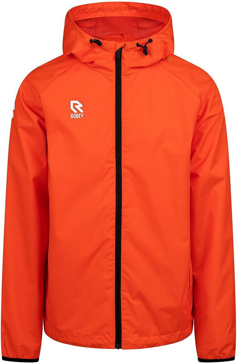 793x1200-15 Robey Crossbar All Weather Jack Kinderen - Oranje | Maat: 152 - Afbeelding 1