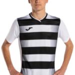 Joma Europa V T-shirt Met Korte Mouwen Wit L Man