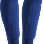 Shin Guards voor Volwassenen en Kinderen, Crashbestendige Scheenbeschermers met Foam Padding voor Voetbal, Basketbal en Fietsen