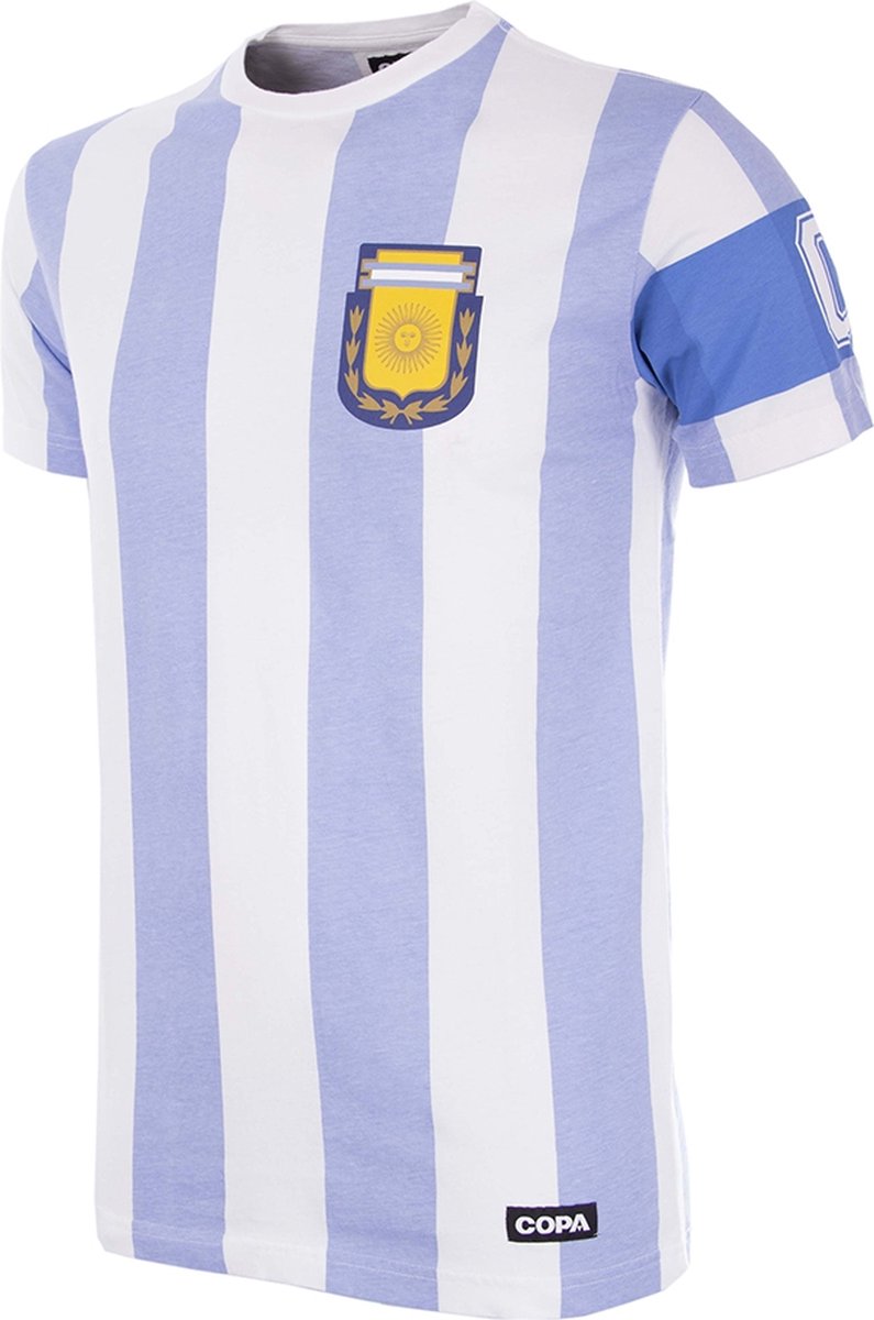 795x1200-14 COPA Football - Argentinië Capitano - T-shirt - Heren - XXL - Wit - Afbeelding 1