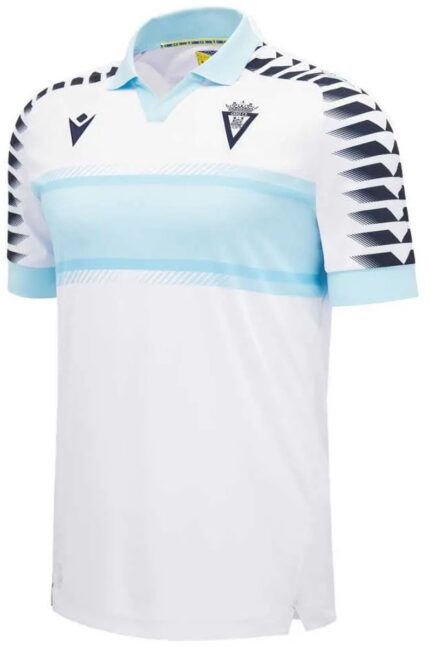 Macron Cádiz Cf 24/25 Weg T-shirt Met Korte Mouwen Wit S Man