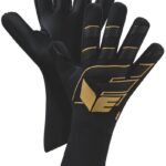 Erima Aeroclaw Legend Keepershandschoenen - Zwart / Goud | Maat: 7