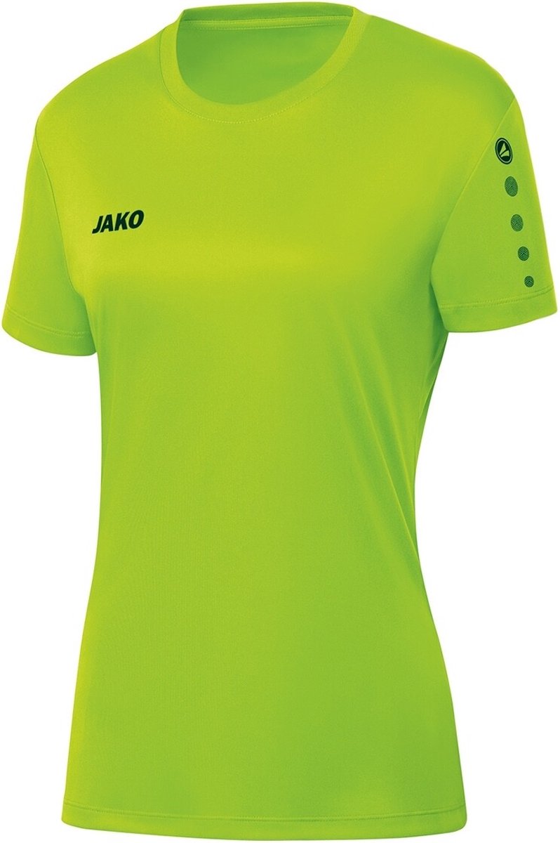 798x1200-3 Jako Team Shirt Korte Mouw Dames - Fluo Groen | Maat: 36 - Afbeelding 1