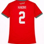 Voetbalshirt Hakimi Marokko | Marokkaans Elftal shirt | WK Voetbal / Africa Cup T-shirt | Morocco sportshirt | Maroc supporter kinderen | maat 164