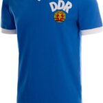 COPA Football - DDR WK 1974 - Retro voetbalshirt - Heren - XL - Blauw