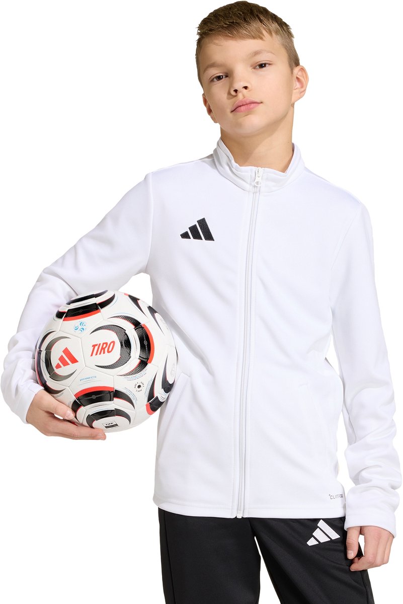 801x1200-8 Adidas Performance Entrada26 Trainingsjack Kids - Kinderen - Wit - Afbeelding 1