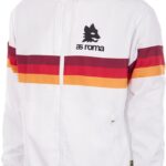 COPA - AS Roma 1980's Retro Voetbal Windbreaker - Heren - Wit - XXL