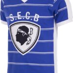 COPA - SC Bastia 1981/82 Retro Voetbalshirt - Heren - Blauw - M