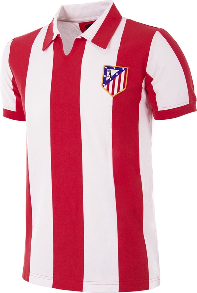 810x1200-10 COPA - Atletico Madrid 1970/71 Retro Voetbalshirt - Heren - S - Afbeelding 1