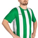 Gestreept Voetbalt-shirt voor Heren [XS-XXL] - Premium Korte Mouwen met 5 Kleuropties