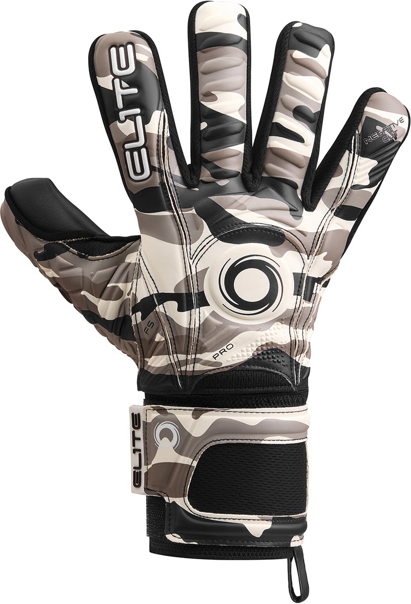 816x1200-6 Elite Sport Combat N Keepershandschoenen - Zwart / Camouflage | Maat: 7 - Afbeelding 1