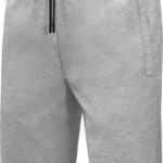 Macron Fern Vrijetijdsshort Heren - Grijs Gemeleerd | Maat: 5XL