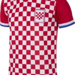 COPA Football - Kroatië 1990 - Retro Voetbalshirt - Heren - XS - Rood - Wit