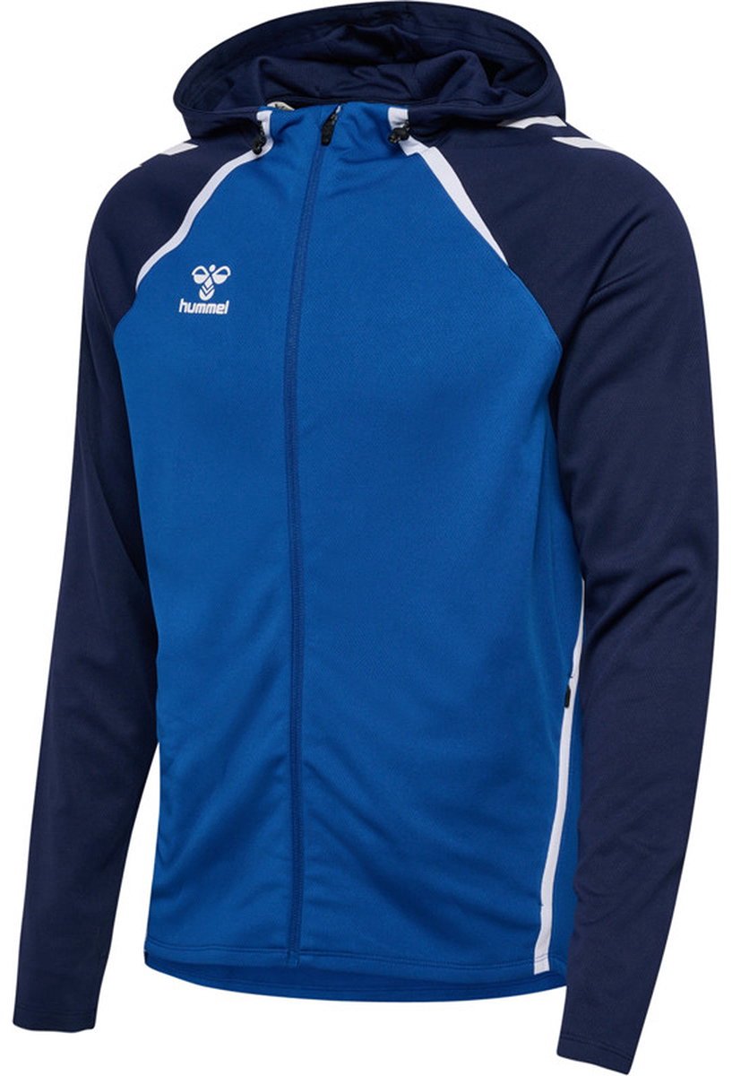 817x1200-17 Hummel Lead 2.0 Jas Met Kap Heren - Royal / Marine | Maat: 3XL - Afbeelding 1