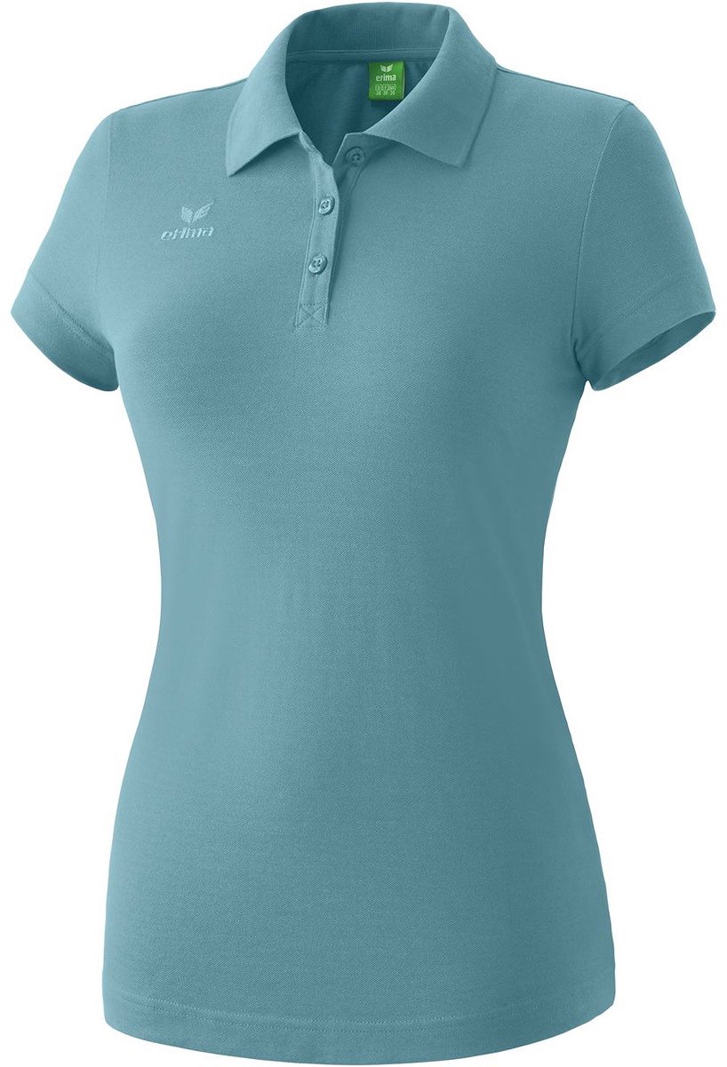 818x1200-10 Erima Teamsport Polo Dames - Wit | Maat: 36 - Afbeelding 1