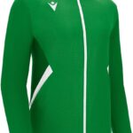 Macron Victory Tiamat Jas Met Kap Heren - Groen / Wit | Maat: 3XL