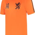 Nederlands Elftal Voetbalshirt - Nummer 14 - WK 1974 - Voetbalshirts Kinderen - Jongens en Meisjes - Sportshirts - Volwassenen - Heren en Dames - Maat XXL
