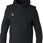 Erima Team Jack Met Afneembare Mouwen Heren - Zwart | Maat: S